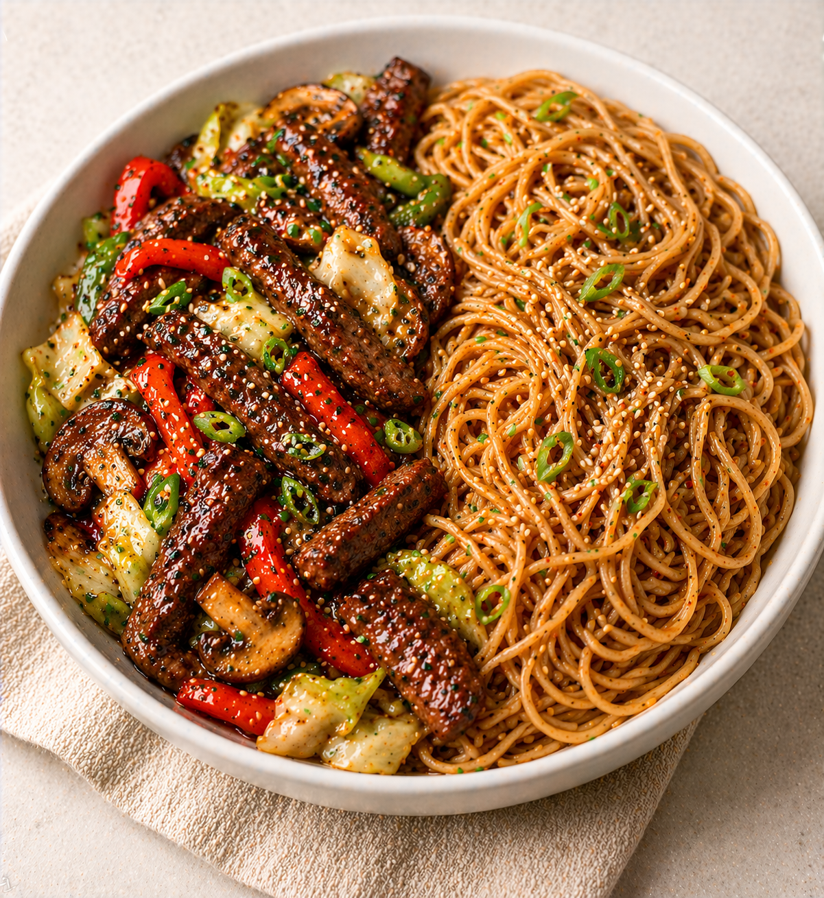 Beef Sesame Stir Fry