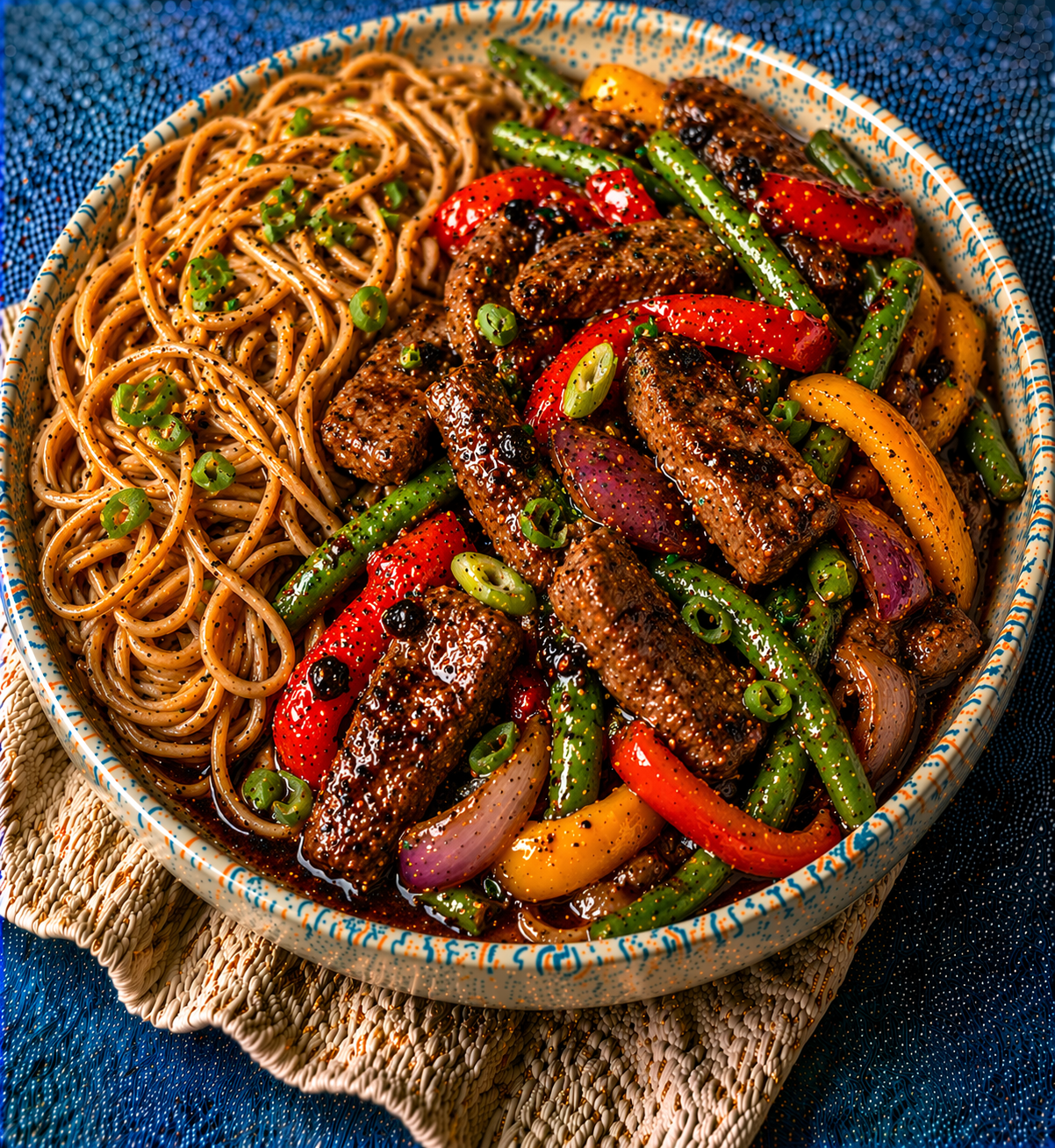 Beef Stir Fry with Black Bean Sauce