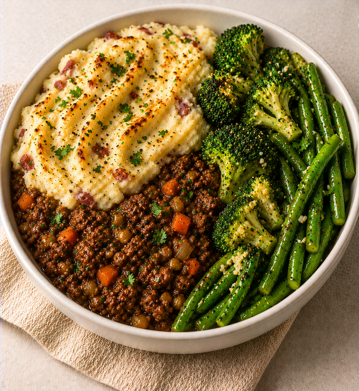 Beef and Lentil Cottage Pie