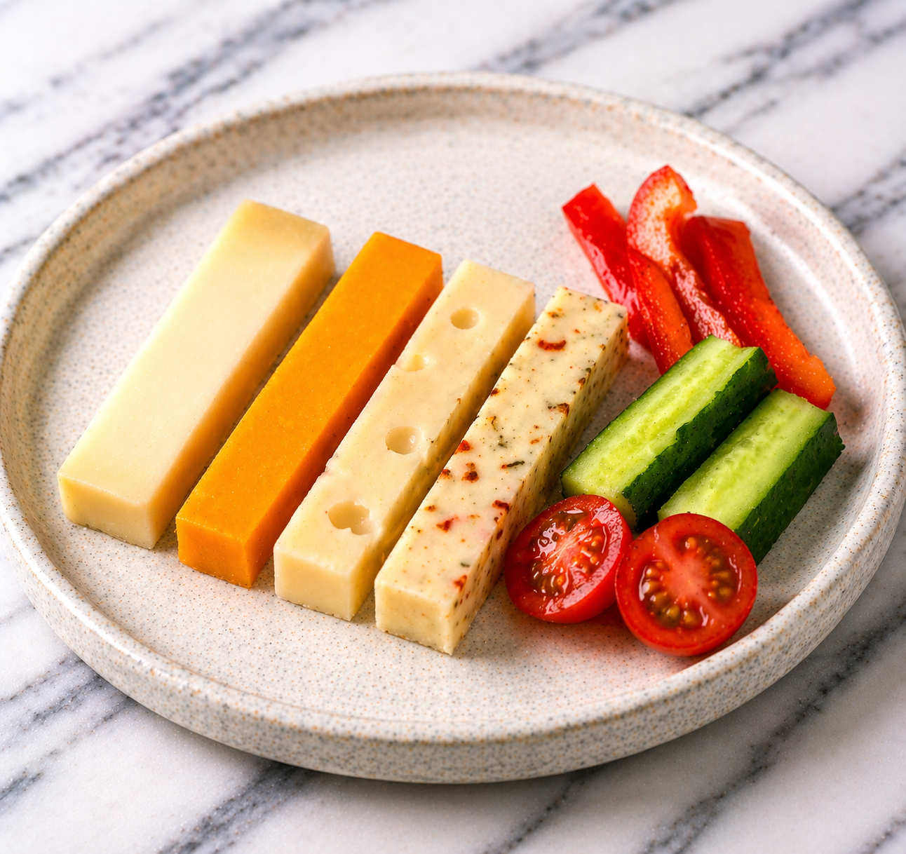 Cheese and Veggie Sticks