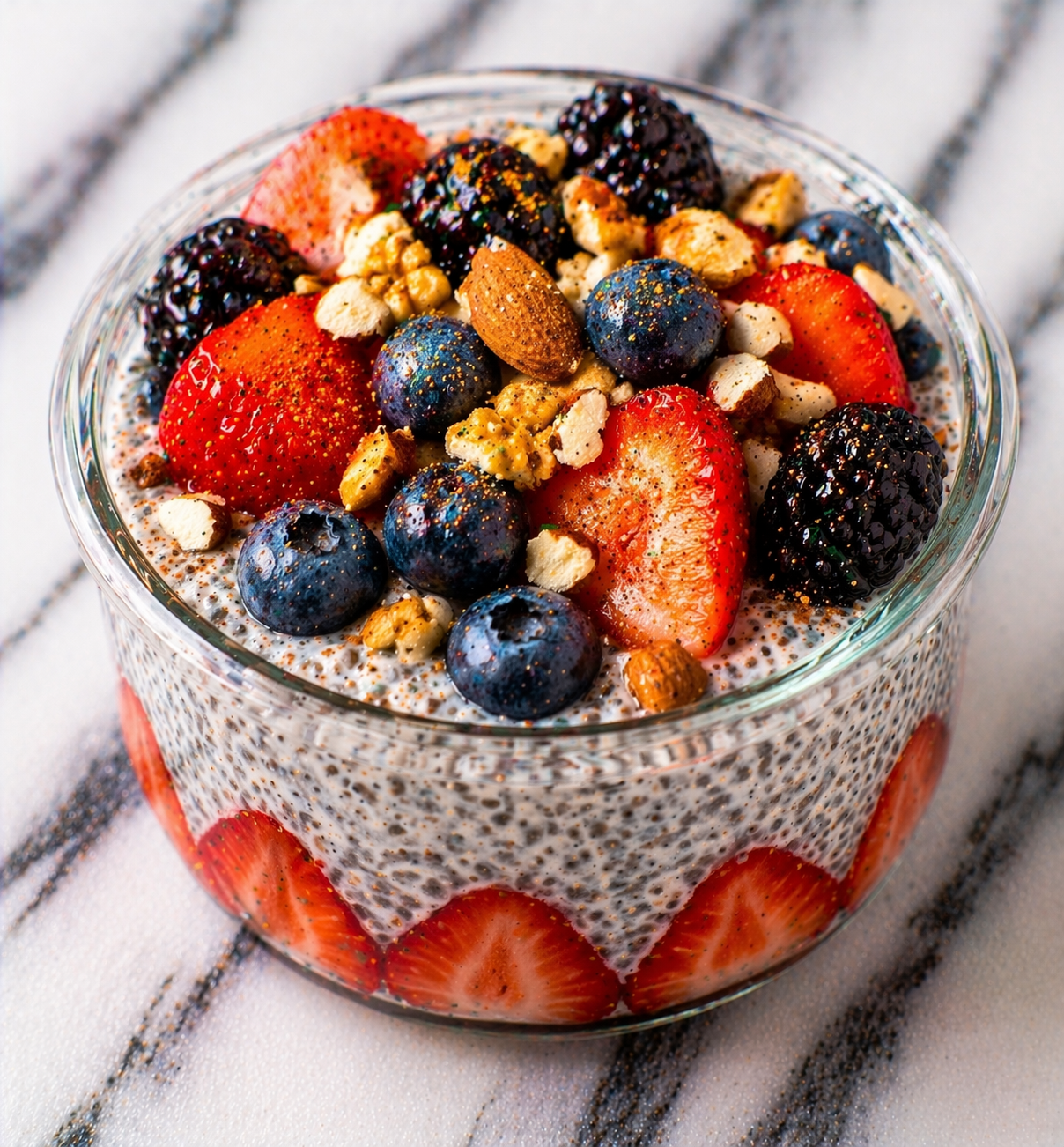 Chia Pudding with Fresh Berries