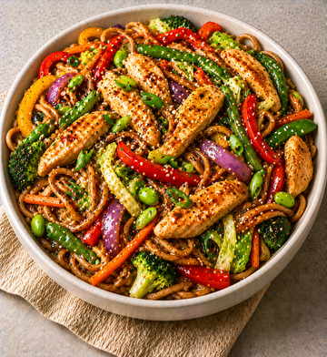 Chicken Stir Fry Noodles