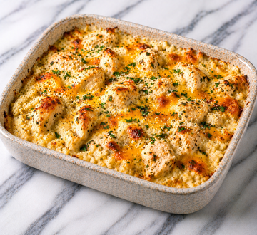 Chicken and Cauliflower Rice Casserole