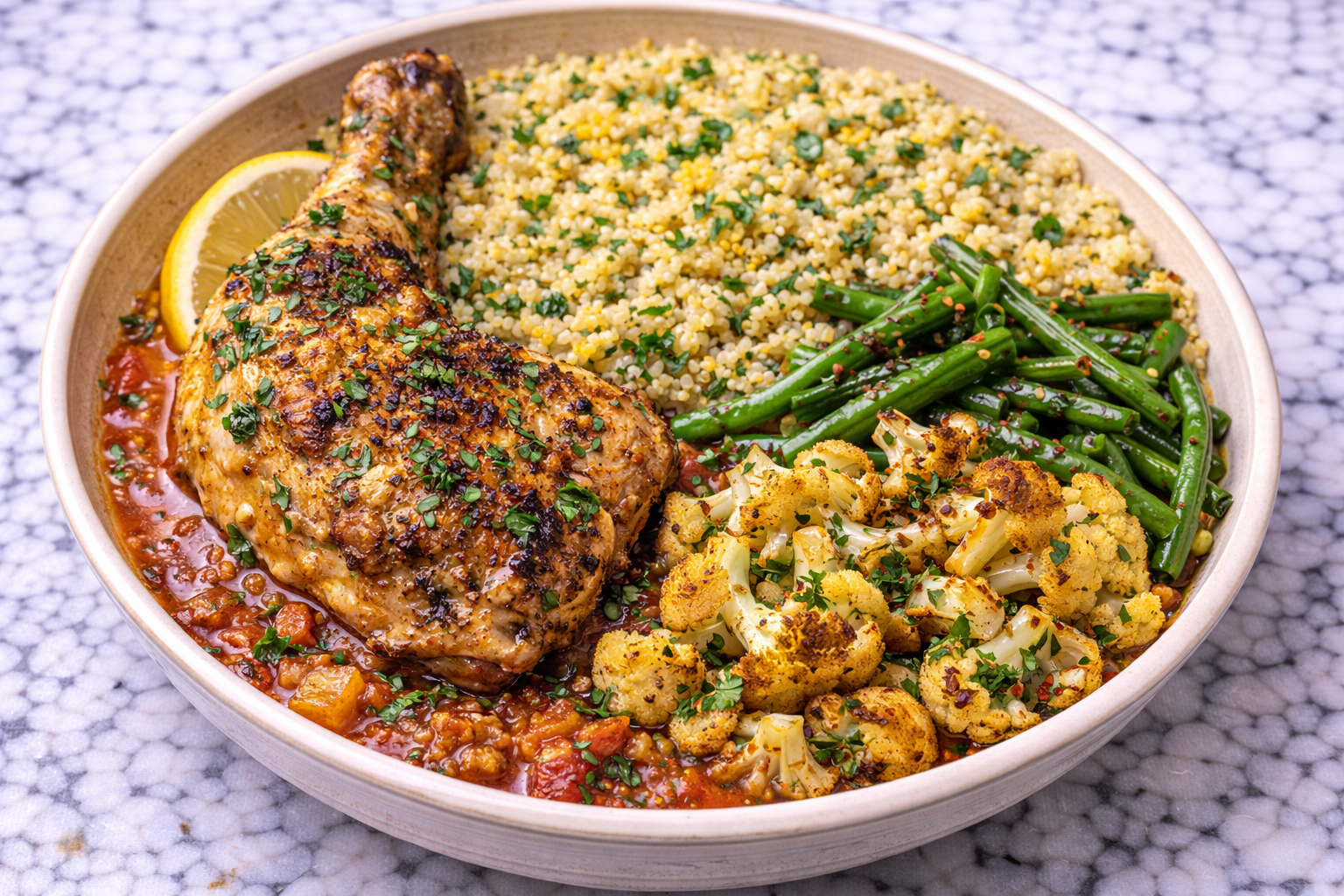 Garlic & Herb Chicken with Quinoa