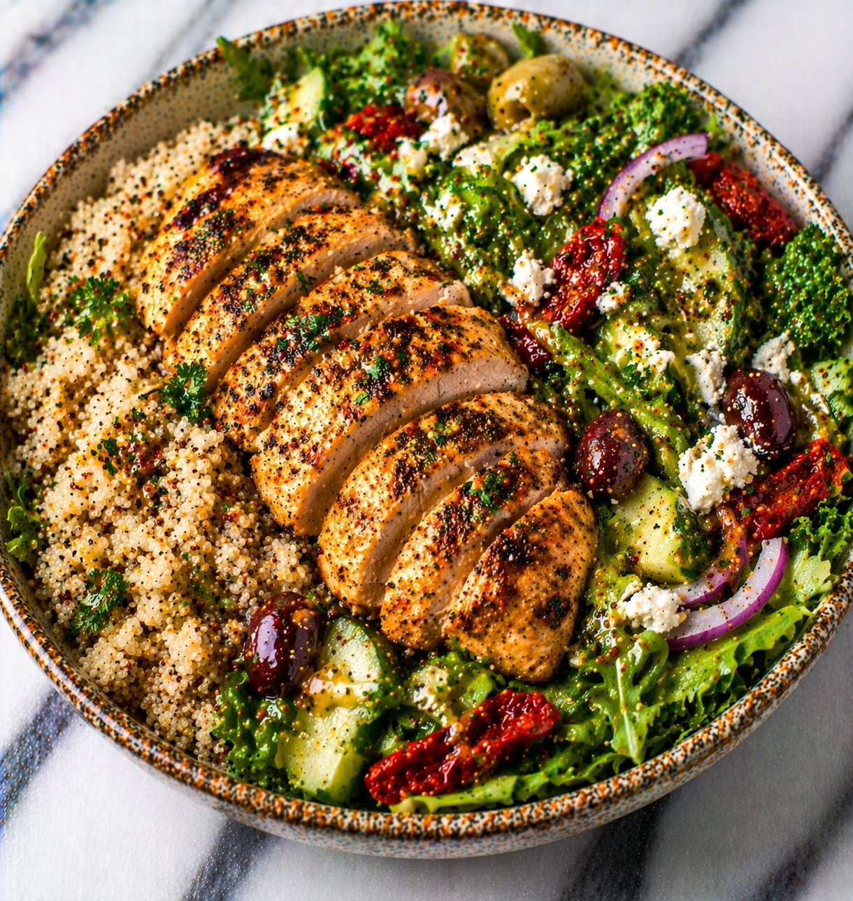 Grilled Chicken Quinoa Bowl