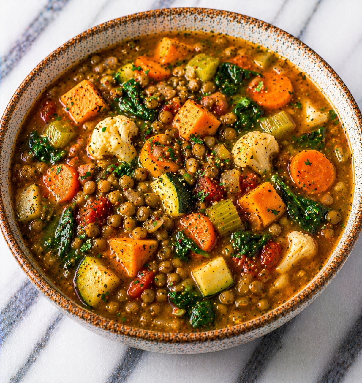 Lentil and Veggie Soup