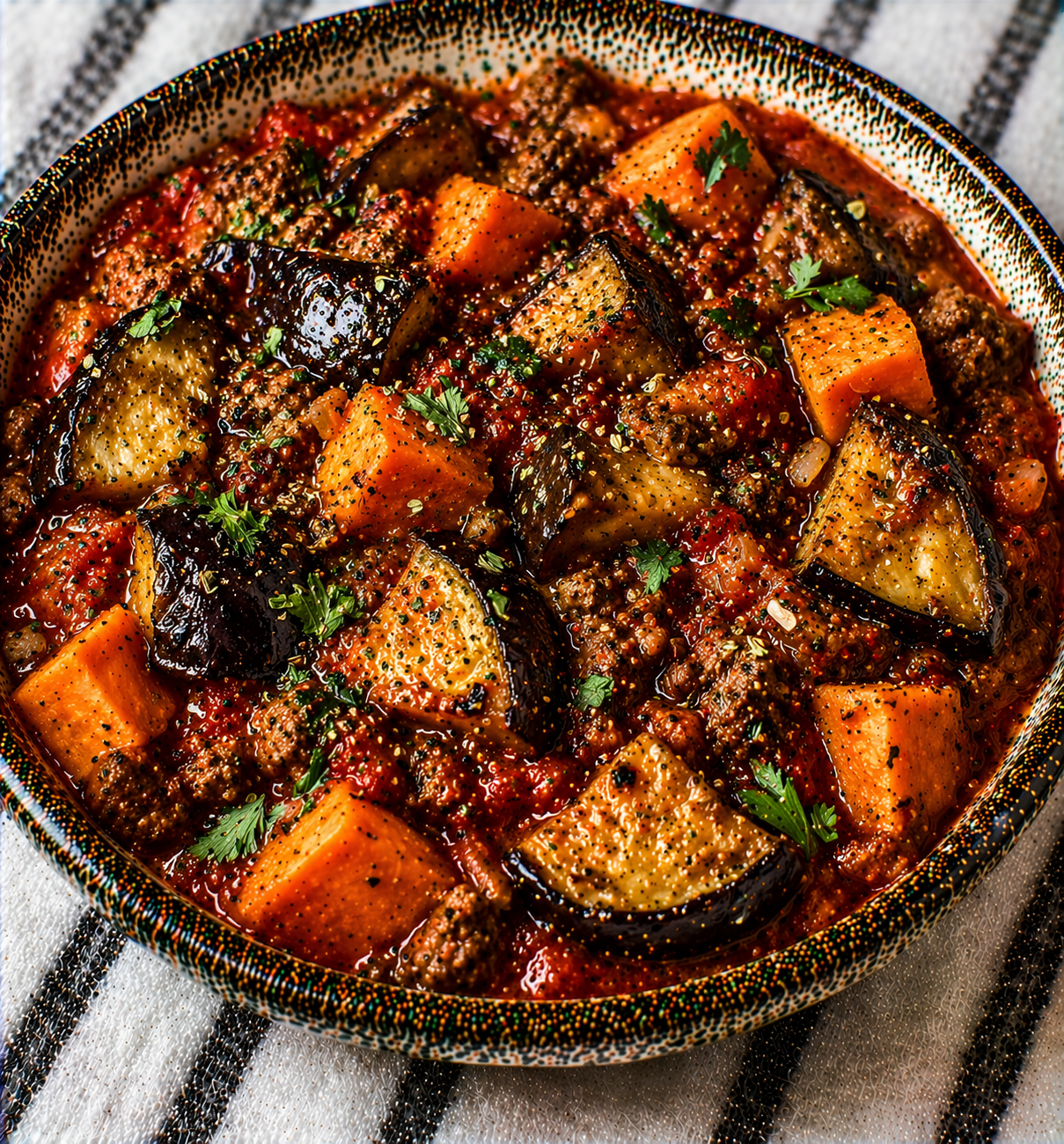 Mediterranean Aubergine Bake