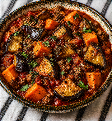 Mediterranean Aubergine Bake