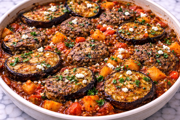 Mediterranean Aubergine Bake