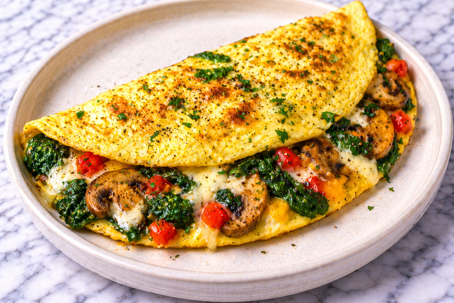 Protein-Packed Veggie Omelet