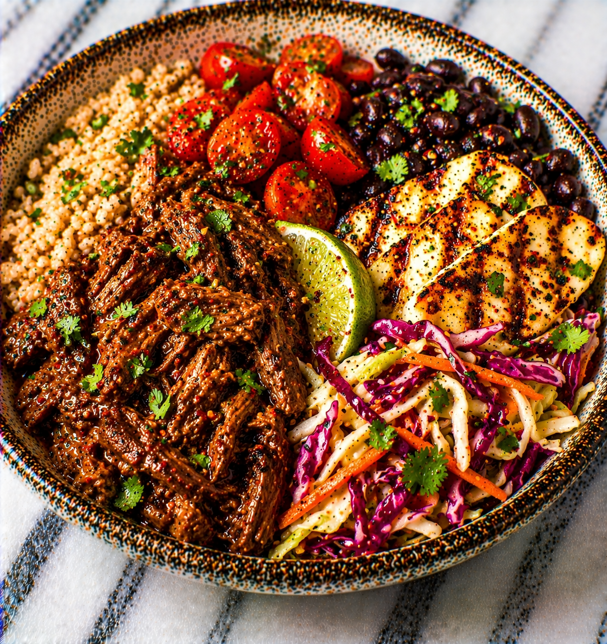 Pulled Beef Taco Bowl