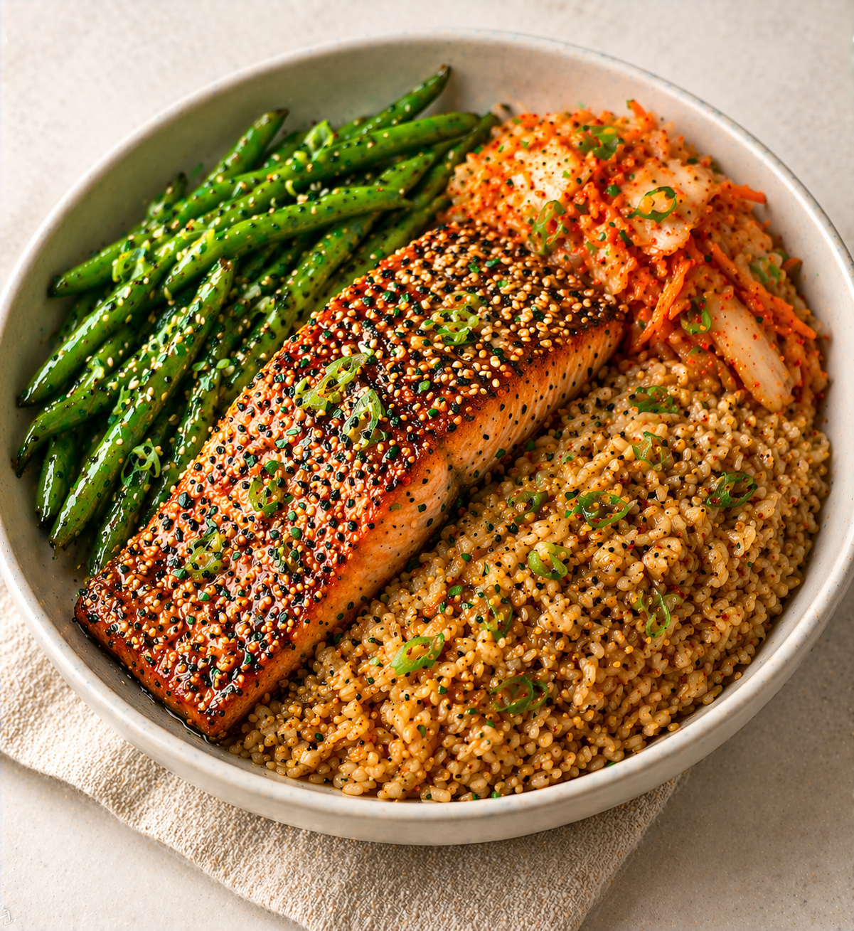 Sesame Salmon Bowl