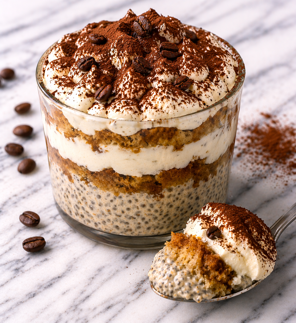 Tiramisu Chia pudding