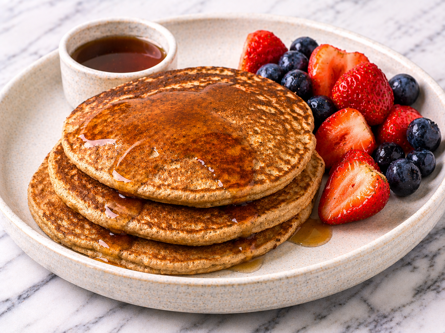 Whole-Grain Diabetic-Friendly Pancakes - Nut FREE
