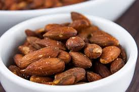 Roasted +  salted almonds